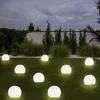 10er Set LED Solarkugel weiß, Erdspieß, DxH 10x38 cm Produktbild-Vorschau 9
