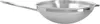 A stainless steel wok on a white background. Anteprima dell’immagine prodotto