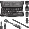 Kraft Steckschlüssel Satz 1/2"  22-tlg. Produktbild-Vorschau 1