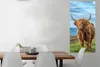 MuchoWow® Poster Schottischer Highlander - Wasser - Hörner Produktbild-Vorschau 2