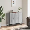 vidaXL Příborník Grey Sonoma 94x35x76 cm Materiál na bázi Náhled obrázku produktu 2