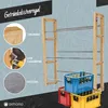Dimono Getränkekistenregal aus Bambus Holz für 6 Kästen - Produktbild-Vorschau 3