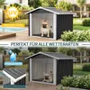 Hundehütte Outdoor XXL Metall 102x91x84cm Wasserdicht Produktbild-Vorschau 4