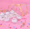 Transparente Cupcake-Box 6 Stück, 14 x 18 x 27 cm Produktbild-Vorschau 2