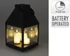 Lucerna se třemi LED svíčkami, 25 cm Náhled obrázku produktu 4