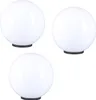 Kugelleuchte Ø 25 cm 3er Set Kugellampen opal weiß E27 o. Produktbild-Vorschau 1