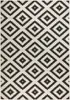 200x290 cm Tapis Twin-Wendeteppiche 103129 schwarz creme - Voir les images du produit 1