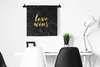 MuchoWow® Wandteppich Wandbehang Zitat - Liebe - Marmor - Produktbild-Vorschau 3