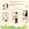 Doppelseitige Kindertafel aus Holz, höhenverstellbare 3 in Produktbild-Vorschau 3