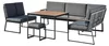 home24 Loungegruppe - 5-teilig - Stahl / Webstoff - Grau Produktbild-Vorschau 6