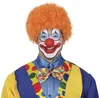 Orange Clown-Lockenperücke für Erwachsene Produktbild-Vorschau 3