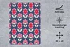 MuchoWow® Mauspad Mousepad Blumen - Muster - Rot 30x40 cm - Produktbild-Vorschau 3
