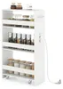 COSTWAY Carrello da nicchia 20 cm, carrello da cucina Anteprima dell’immagine prodotto 1