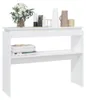 vidaXL Konzolový stôl biely 102x30x80 cm Drevo Materiál Náhľad obrázku produktu 5