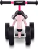 A front view of a pink Puky PUKYLINO retro rose with handlebar pad, shown on a white background. Voir les images du produit