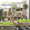 Juskys Polyrattan Gartenstühle Yoro 6er Set - mit Armlehnen Produktbild-Vorschau 7