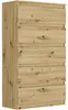 Komoda 70 cm 5 zásuvek skříňka FRAMIRE R-5 artisan Náhled obrázku produktu 1