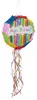 Relaxdays Piñata, verjaardag, blauw-groen-rood Productafbeelding-voorbeeld 8