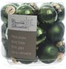 Weihnachts-Micro-Kugeln Piniengrün Ø 2,5 cm aus Glas - 24er Produktbild-Vorschau 7