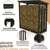 Stojak na drewno opałowe zewnętrzny metalowy 188x70x188 Podgląd zdjęcia produktu 6