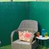 Nature Einseitiger Garten-Sichtschutz PVC 1,5×3 m Grün Produktbild-Vorschau 2