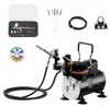 VEVOR airbrush set 1/6 hp so vzduchovým kompresorom a Náhľad obrázku produktu 1