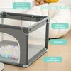 Laufstall Baby, Comomy  Laufgitter Baby Faltbar Für Drinnen Produktbild-Vorschau 5