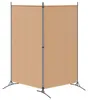 vidaXL Dvoudílný paraván, béžový, 175 x 180 cm, látka Náhled obrázku produktu 6