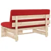 Outdoor-Mittelsofa Paletten Imprägniertes Kiefernholz Produktbild-Vorschau 5