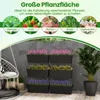 COSTWAY 6 květinových truhlíků 49 cm dlouhých, truhlíky s Náhled obrázku produktu 7