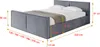 ALTDECOR Polsterbett mit Bettkasten -  EMMI-Z-v1 - 120x200  Produktbild-Vorschau 4
