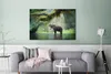 MuchoWow® - Leinwandbilder - Dschungel - Elefant - Wasser, Produktbild-Vorschau 2