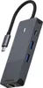 Rapoo USB-C Multiport Adapter 8-in-1, grau Produktbild-Vorschau 1