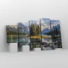 Bild auf Leinwand - Leinwandbild - 5 Teile - See Landschaft Produktbild-Vorschau 4