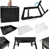 Progarden Barbecue à charbon de bois pliable portable noir Voir les images du produit 5