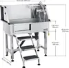 VEVOR Hundewaschstation aus Edelstahl, 870x488x1025 mm Produktbild-Vorschau 9