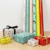 Geschenkpapier Set 70x200cm 6 Rollen Geburtstag Rosa Bunt Produktbild-Vorschau 2
