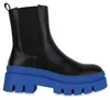 VAN HILL Damen Plateau Boots Stiefeletten Blockabsatz Produktbild-Vorschau 4
