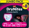 Huggies DryNites Windeln Windelhosen Mädchen 4-7J 17-30kg Produktbild-Vorschau 1