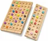 Two wooden Sudoku boards with colored number pegs are shown against a white background. Produktbild-Vorschau