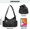 Canvas Messenger Bag Borsa a tracolla Crossbody Shoulder Anteprima dell’immagine prodotto 10
