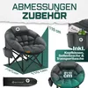 KESSER® Campingstuhl faltbar 150kg Klappstuhl mit Kissen, Produktbild-Vorschau 8