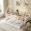 Flieks Kinderbett 90x200cm mit Lattenrost, Hausbett Produktbild-Vorschau 1