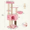 Kratzbaum für große Katzen, Kratzbrett, Katzenbürste, 11 cm Produktbild-Vorschau 4