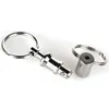 Two parts of a keychain coupling are shown on a white background. Produktbild-Vorschau