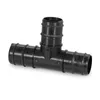 A black plastic T-connector for pipes, shown against a white background. Produktbild-Vorschau