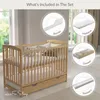 Love For Sleep Babybett Gitterbett mit Schublade 120 x 60 + Produktbild-Vorschau 4