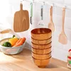 Sada 6 dřevěných misek na polévku, omáčku, kávu, čaj, jako Náhled obrázku produktu 2