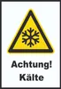 Achtung Kälte A2 (420x594mm) Schild Produktbild-Vorschau 1