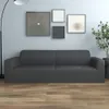 vidaXL Stretch Sofahusse 3-Sitzer Anthrazit Produktbild-Vorschau 2